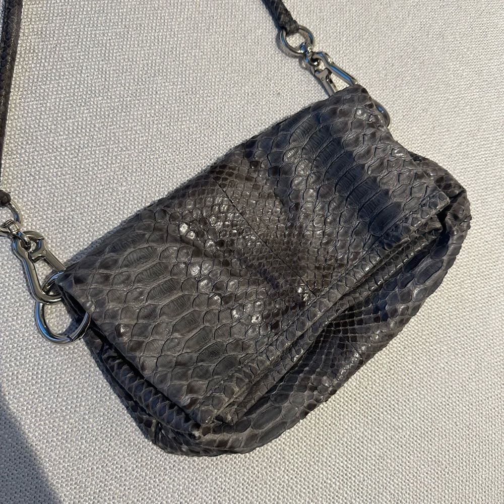 Snake Skin Crossbody Bag - Picture 3 of 6
